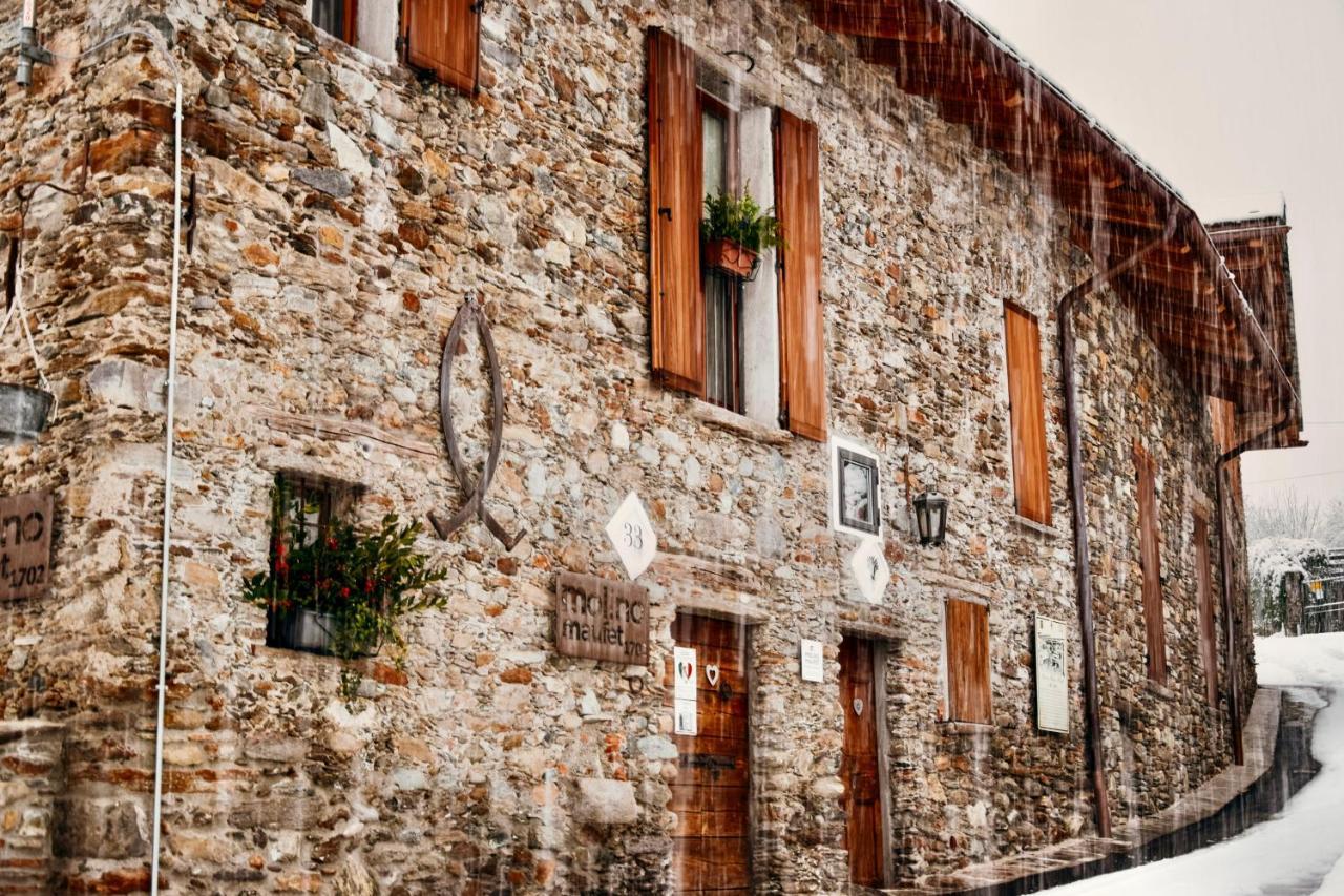 La Roggia - Lake Como Heritage Home In Molino Maufet Watermill - Patio On The Garden Colico Eksteriør billede